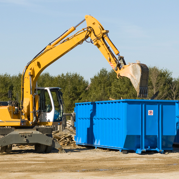 what kind of customer support is available for residential dumpster rentals in Lake Caroline